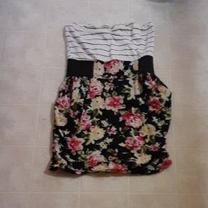 Strapless dress